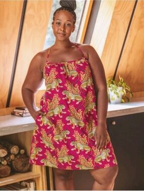 Print Fresh Cami Nightgown Bagheera Tiger Queen Dress womens plus sz 6X